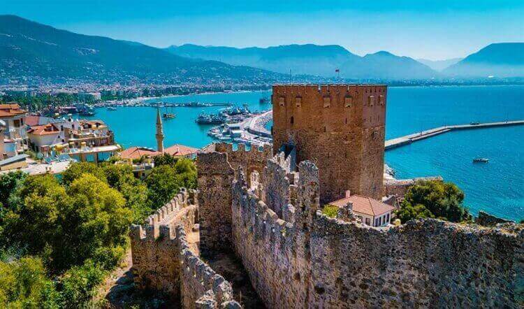 kasteel alanya turkije 