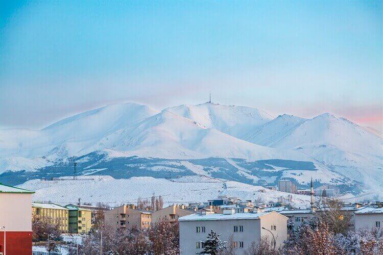 Mount Palandoken erzurum turkije 