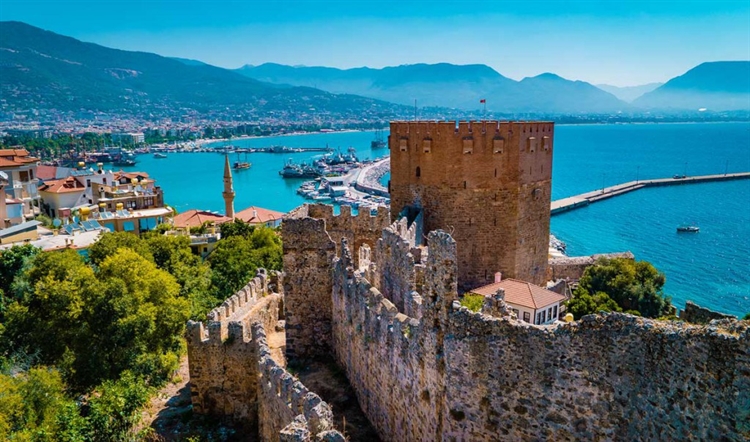 kasteel alanya turkije 