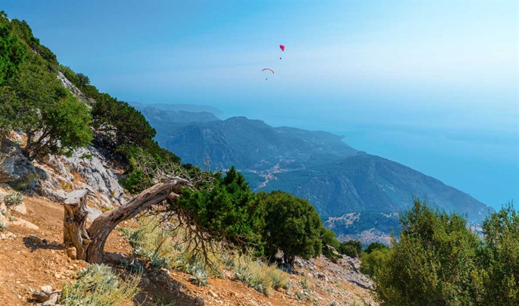natuur gebied dalaman turkije 