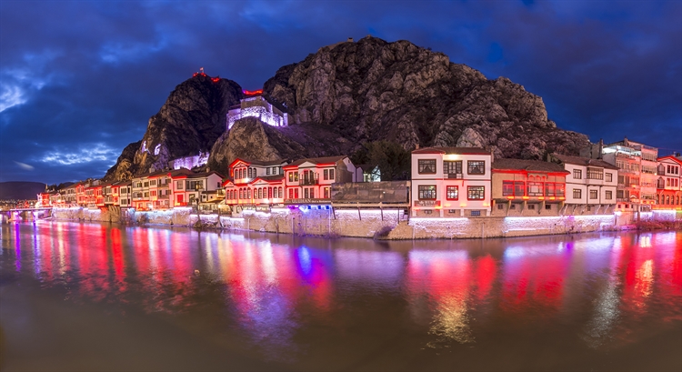 nachtleven amasya turkije 