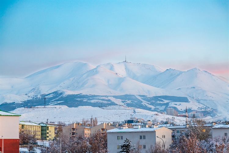 Mount Palandoken erzurum turkije 